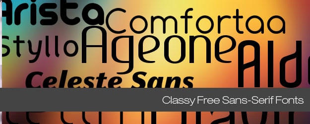 20 Classy Free Sans-Serif Fonts You Can’t Live Without