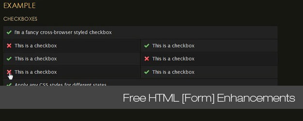45+ Really Essential Free HTML [Form] Enhancements
