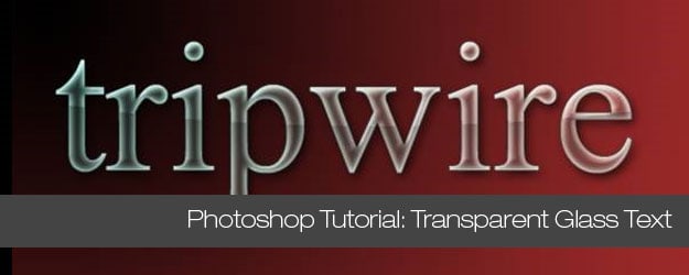Photoshop Tutorial, Create Logo with Transparent Glass Text