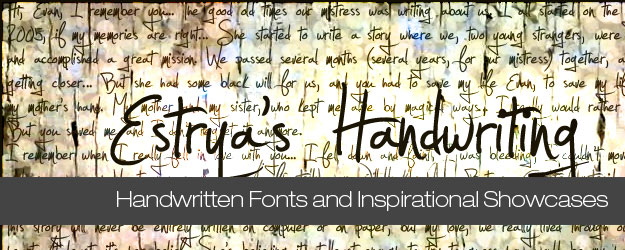 70+ Seriously Useful Handwritten Fonts and Showcases