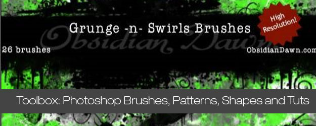 Huge Collection of Photoshop Brushes, Patterns, Shapes and Tuts