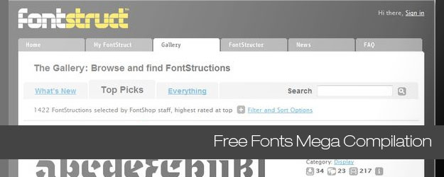 100.000+ Free Fonts Mega Compilation