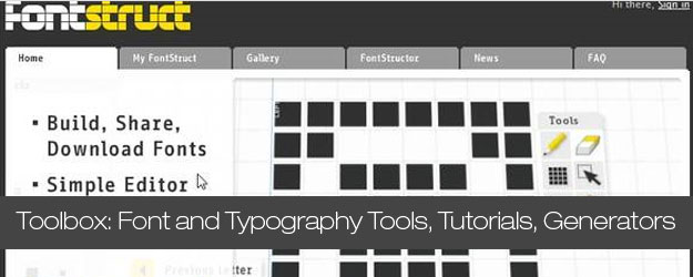 70+ Awesome Font and Typography Tools, Tutorials, Generators and Inspiration