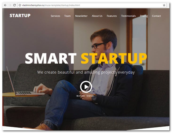Smart Startup - Creative Muse Template