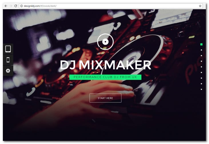 Zvook - Ultimate DJ / Producer / Artist Personal Site Muse Template
